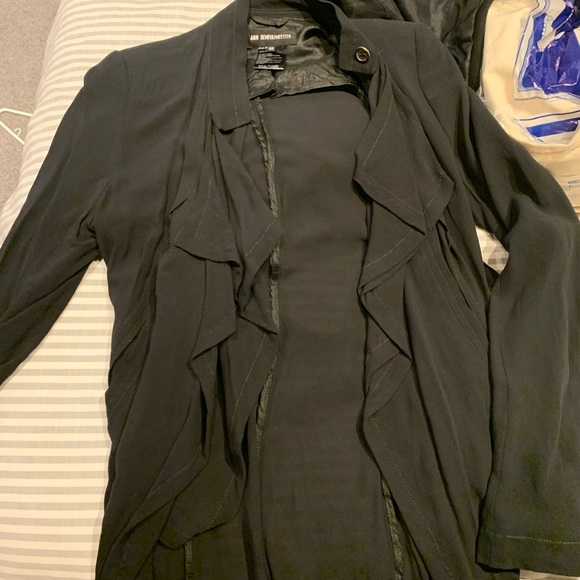 Vintage luxury brand sheer ruffle cardigan - Picture 5 of 5